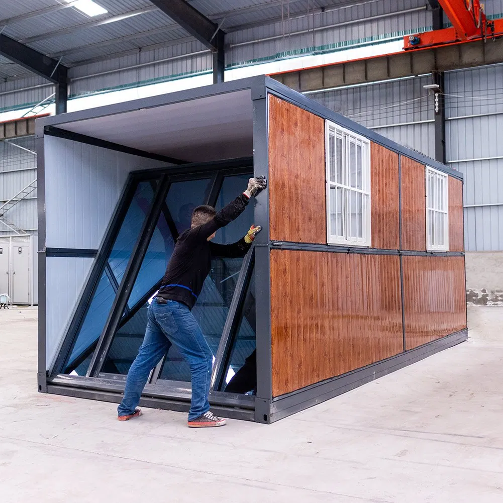 Manufacture FCL Temporary Offices Prefabricated Building Steel Structure House Shipping Container Homes Mobilehouse Ht