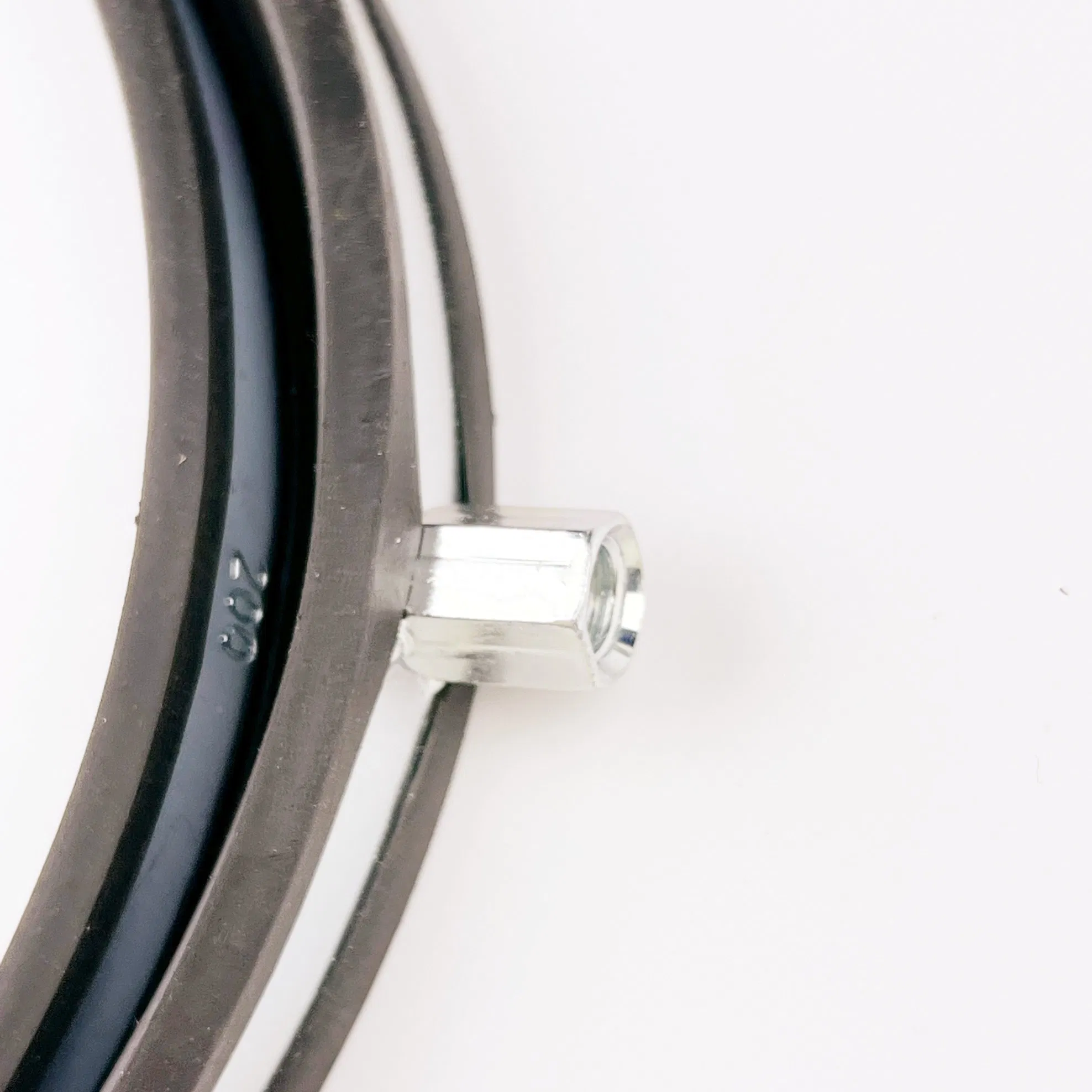 Zinc Plate Standard Heavy Duty Clip Pipe Hose Rubber Lined Steel Clip