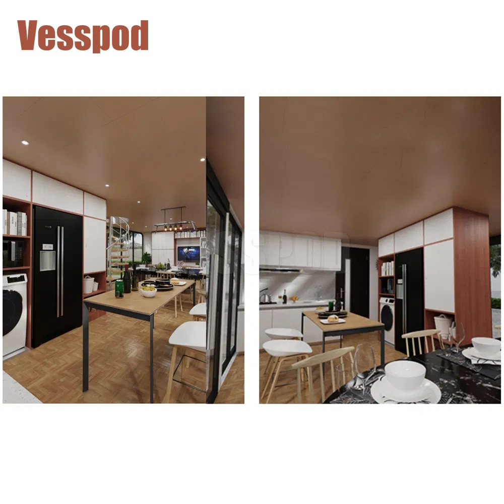 2025 New Apple Cabin 20FT 40FT Luxury Office Pod Prefabricated House