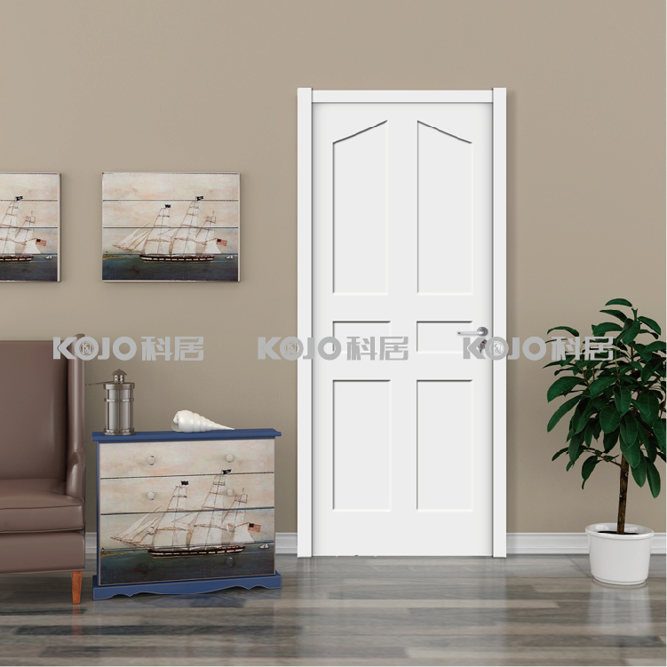 Factory Outlet OEM High Quality and High Hardness WPC Door with Handle Apply to Bedroom and Bathroom (YM-052)
