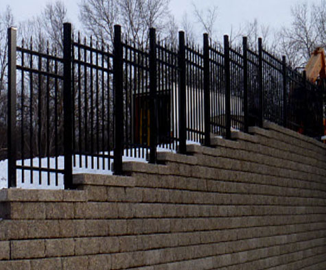 High Strengthen Powder Coated Wrought Iron Indoor& Outdoor Security Fence /Guardrail
