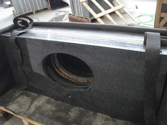 Natural G654 Dark Grey Granite Stone for Hotel Bar Bench Table Tops