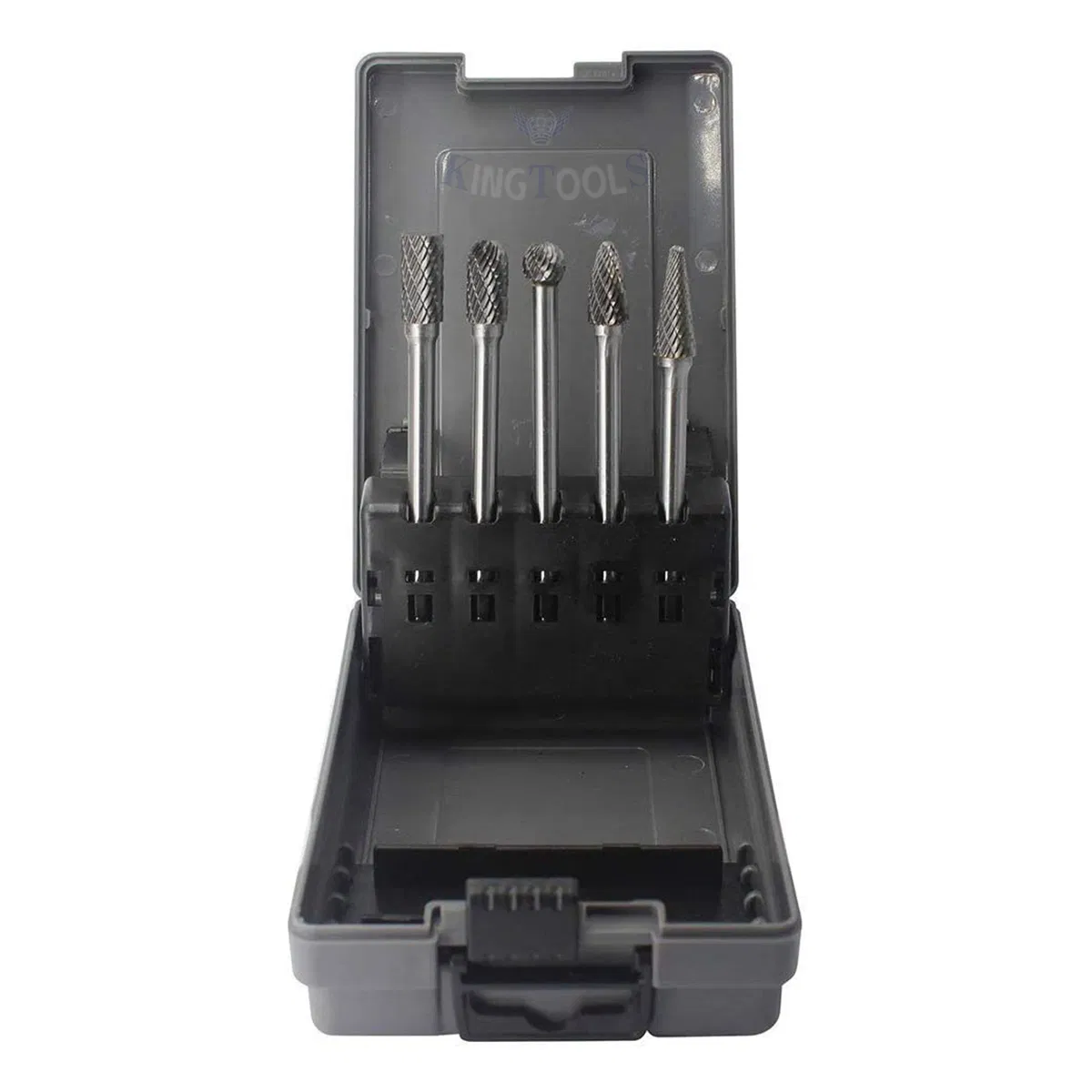 Rotary Burrs Carbide File 1/4 Inch Solid Double Cut Tool Long Shank Carbide Burrs