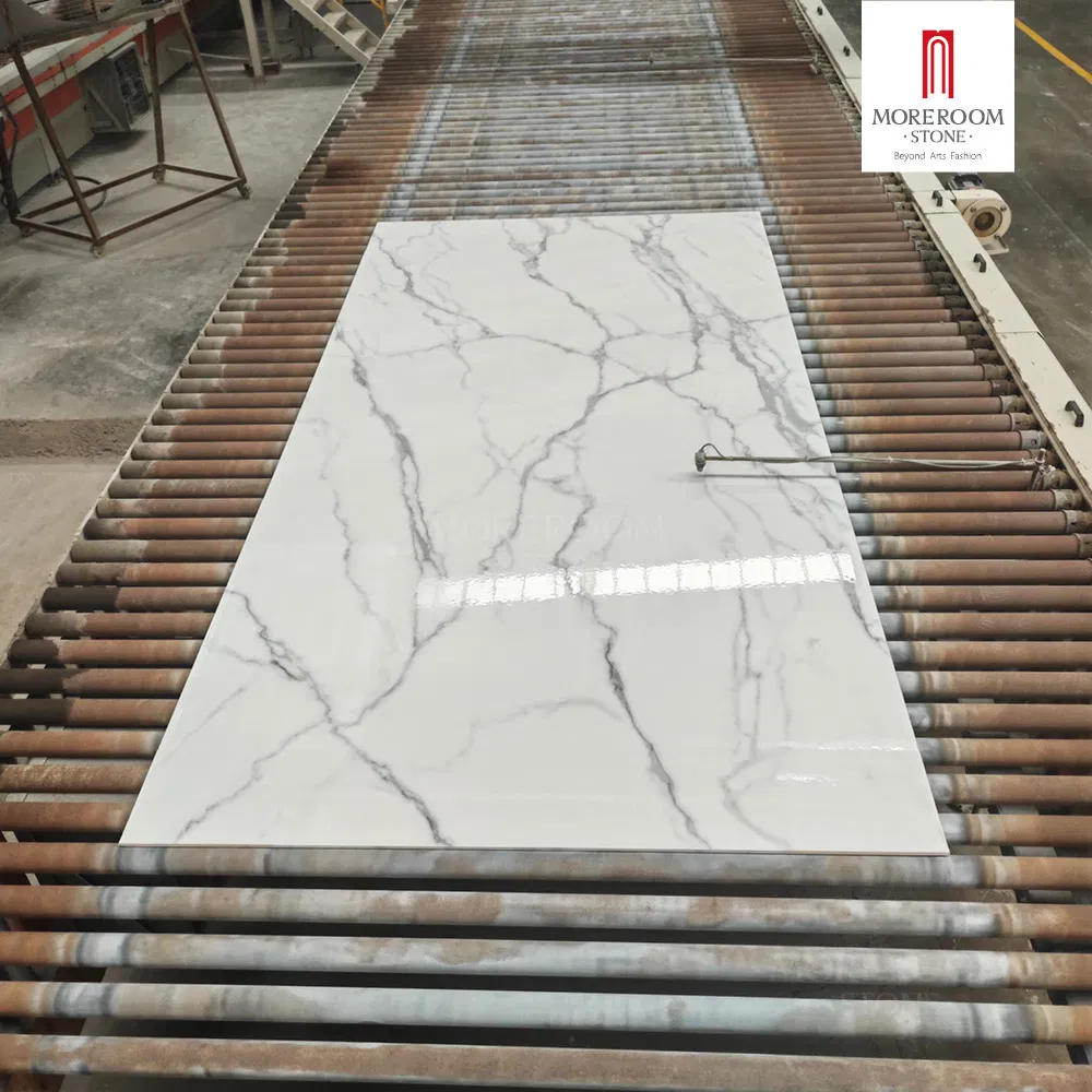 Sintered Stone Statuario Diamante Marble Slabs for High End Residential Projects