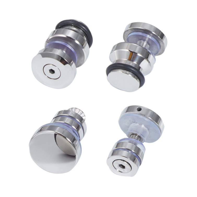 Smooth Rolling Bypass Sliding Door Hardware for Glass Shower System
