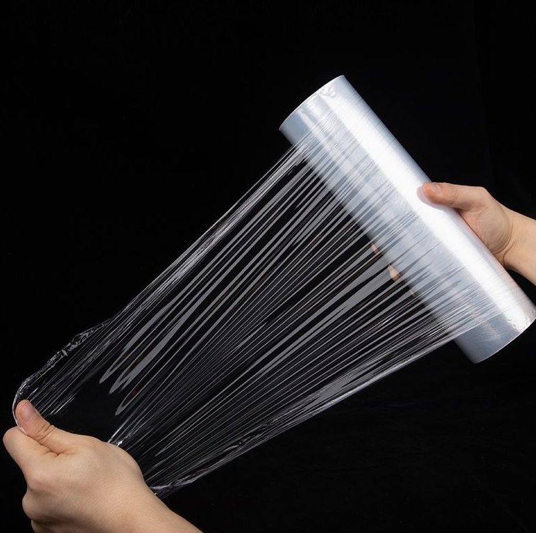 Wholesale Food Grade Stretch Packaging Food Wrap Preservative Film PE Cling Film Wrap Roll