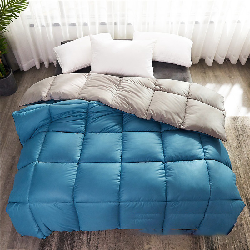 Manufacturer Wholesale Solid Color Micofiber Quilt Insert, Super Soft Down Alternative Bedding Comforter Set, All Season Polyester Home Bed Duvet Inner