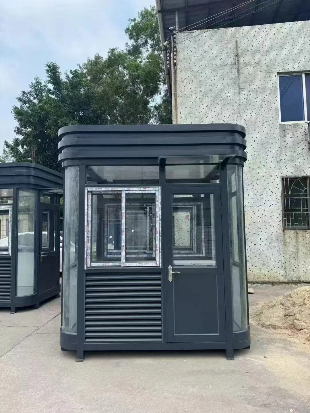 Mobile Prefabricated Security Box Portable Security Booth