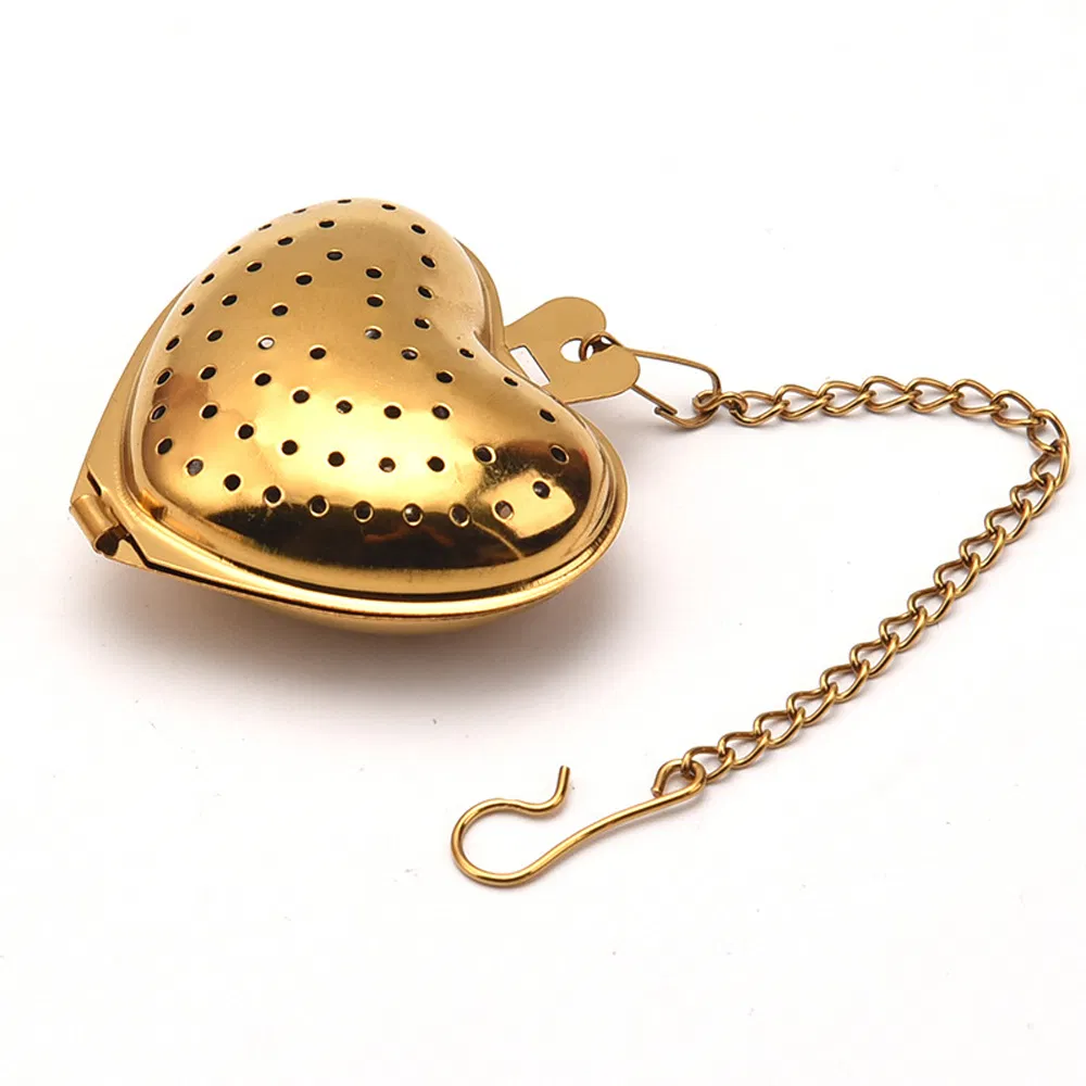 Stainless Steel Heart Shape Tea Infuser Stainless Steel Tea Filter Leaf Tea Strainer