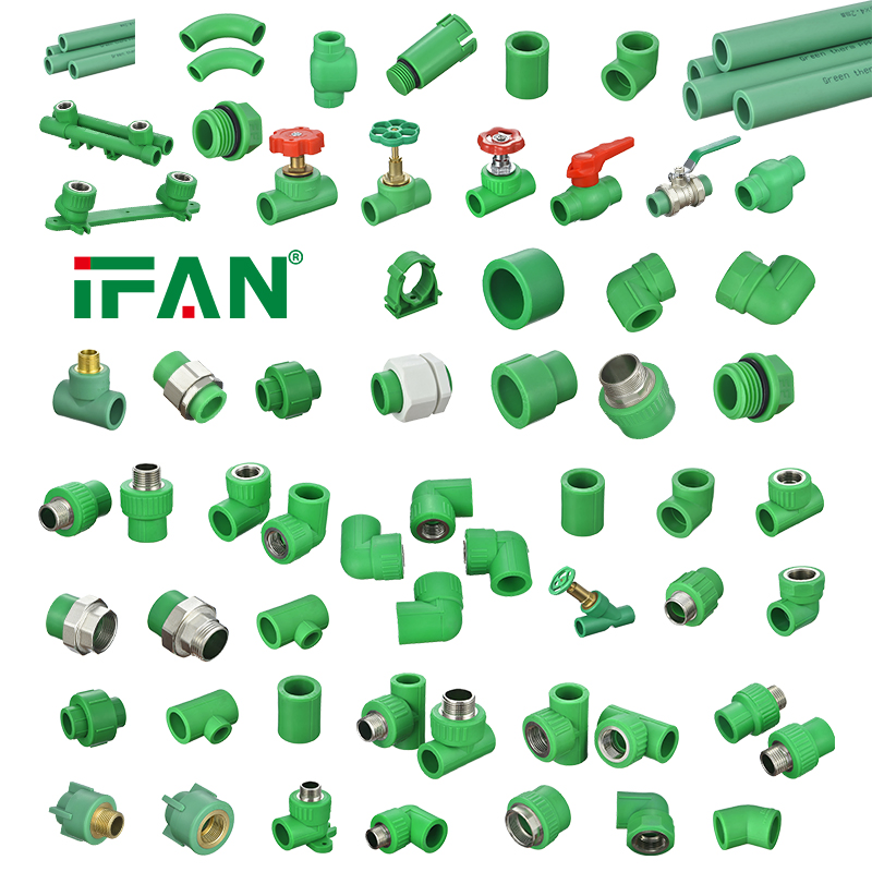 Ifan Wholesale Green PPR Fittings with Free Sample