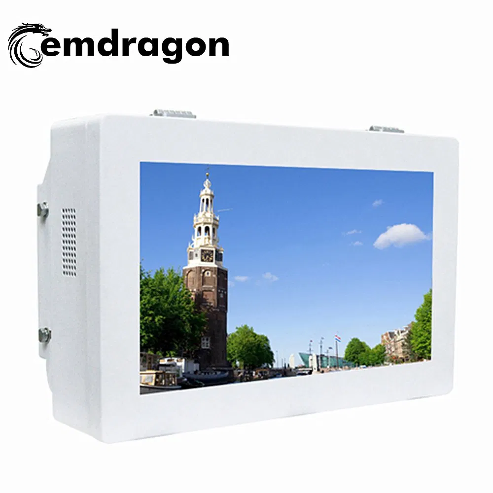 Tn Advertising Video Screen 21.5 Inch Air-Cooled Horizontal Screen Wall Hanging Outdoor Advertising Machine Outdoor LED Screen Advertising Kiosk