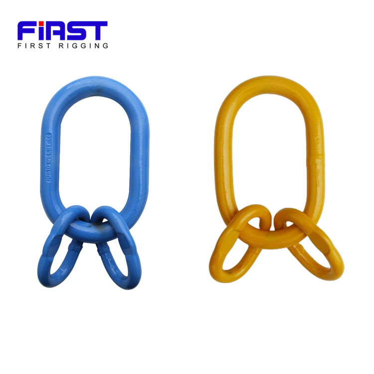 Factory Price Forged/Welded Rigging Hardware G80/a-345/a-346/a-347 Plastic Spraying Alloy Steel European/Us Master Link Assembly for Lifting OEM/ODM