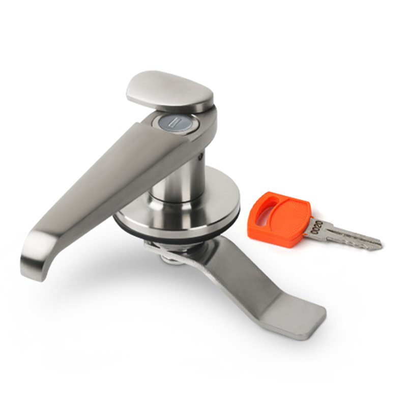Full Stainless Steel Industrial Outdoor Lever Handle Lock with Wafer Cylinder