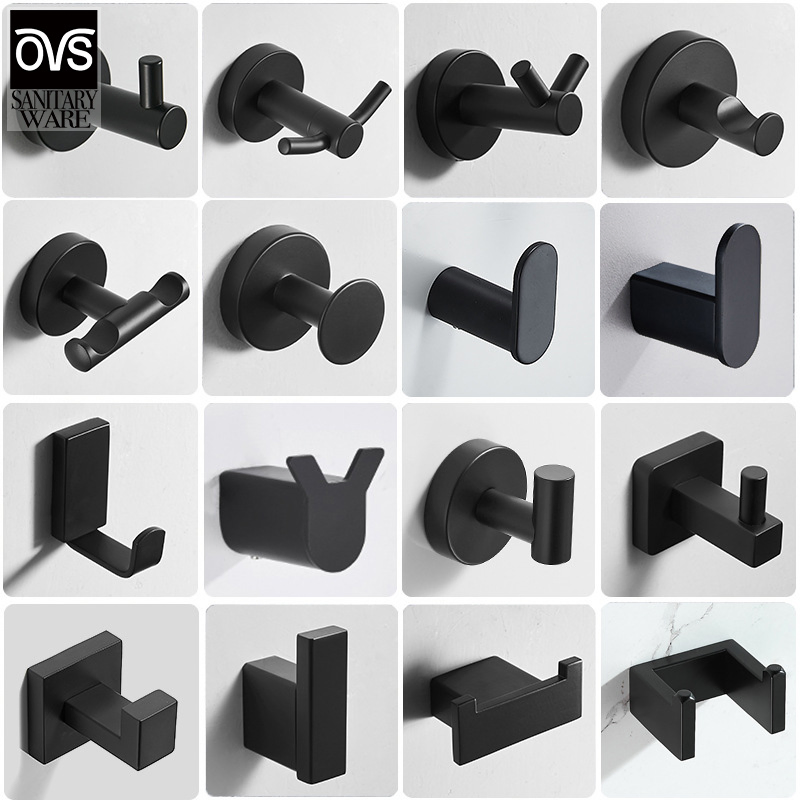Крючок настенный 304 Black Hook для ванной