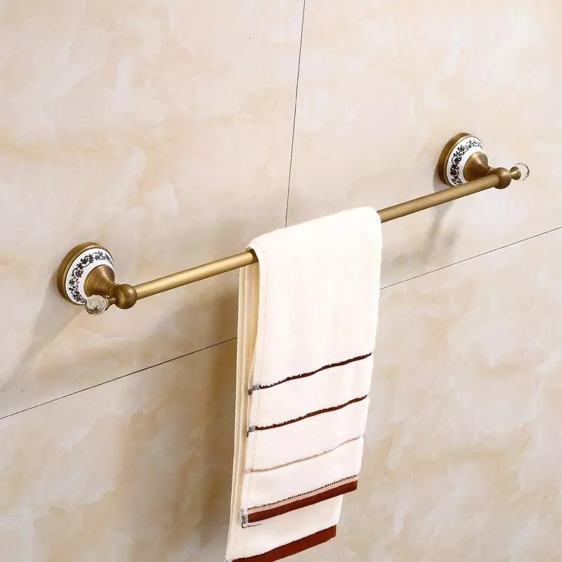Bathroom Accessories Hardware Set Antique Towel Bar Towel Rack Hook Toilet Brush Holder