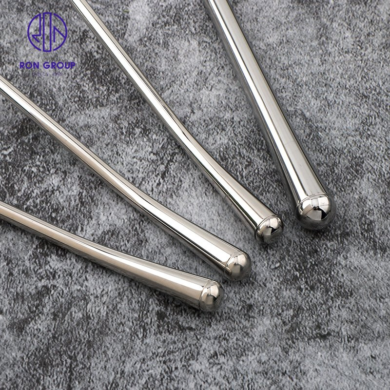 Western Western Food Tableware Stainless Steel Fine Handle Knife Fork and Spoon Five Piece Set