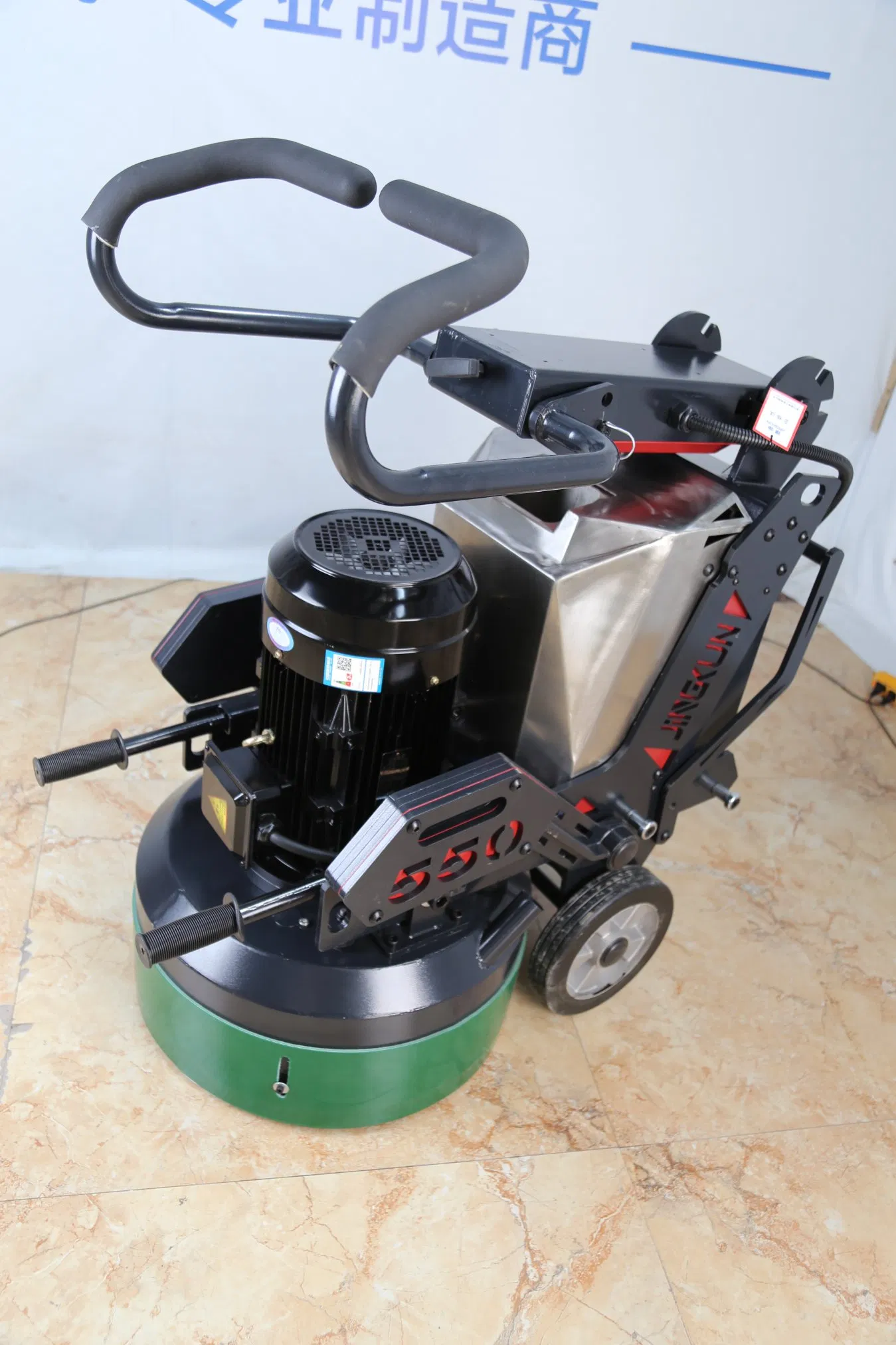 Longshun 550 Manual/Automatic Four-Head Floor Polisher 4-Disc Construction Industry Gear Core Motor Engine Core Concrete Grinder