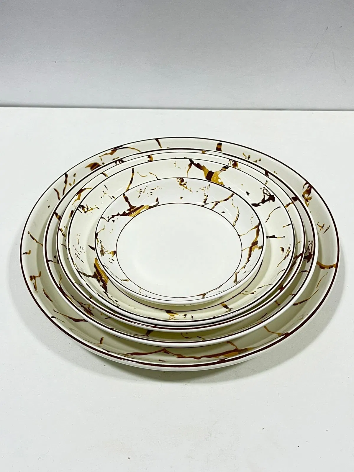 Rice Pasta Fuirt Plate Size 6"-14" Pad Printing Porcelain Ceramic Tableware