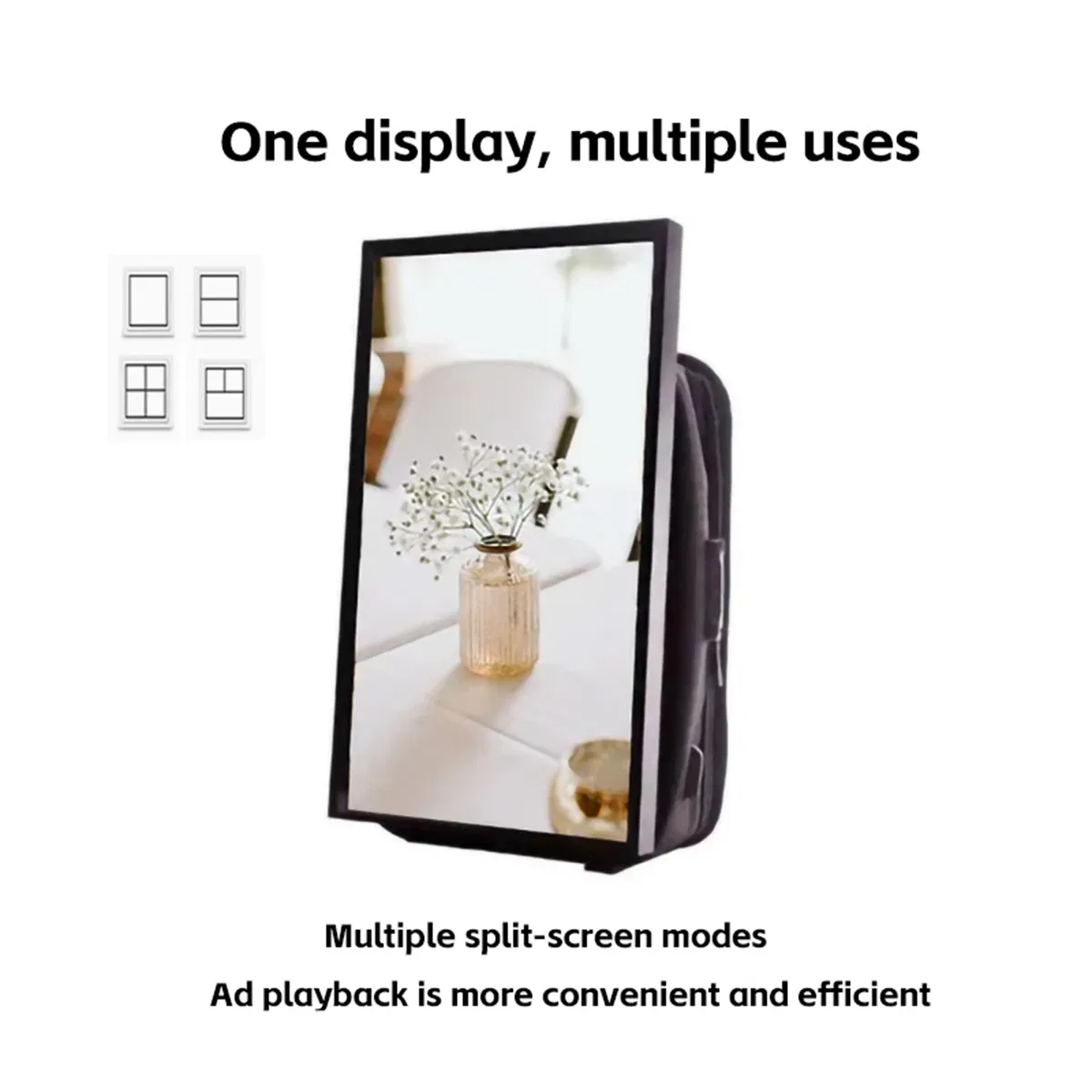 21.5/32 Inch LCD Display Backpack Walking Digital Signage Portable Outdoor Advertising LCD 1000nit High Brightness Advertising Player Digital Billboard