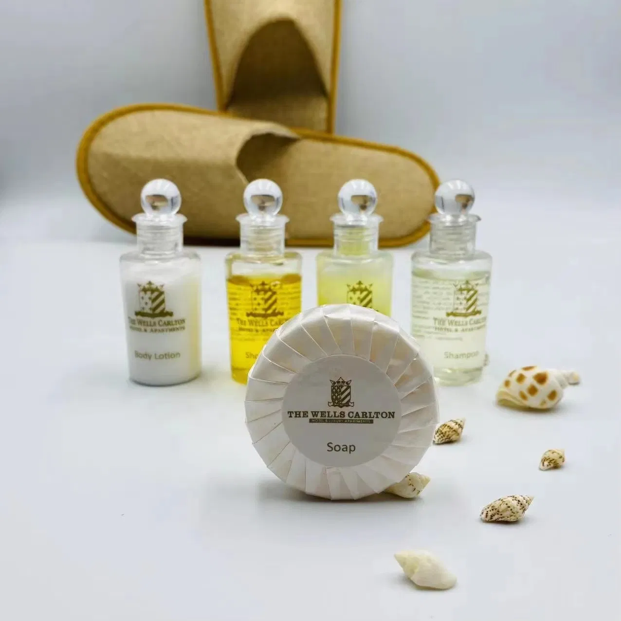 Custom Luxury Hotel Disposable Mini Shampoo and Conditioner Hotel Toiletry Supplies