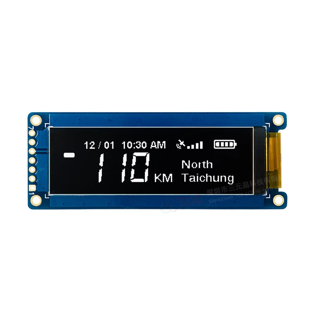 OLED дисплей 2.08 дюйма 256x64, SH1122, SPI/I2C