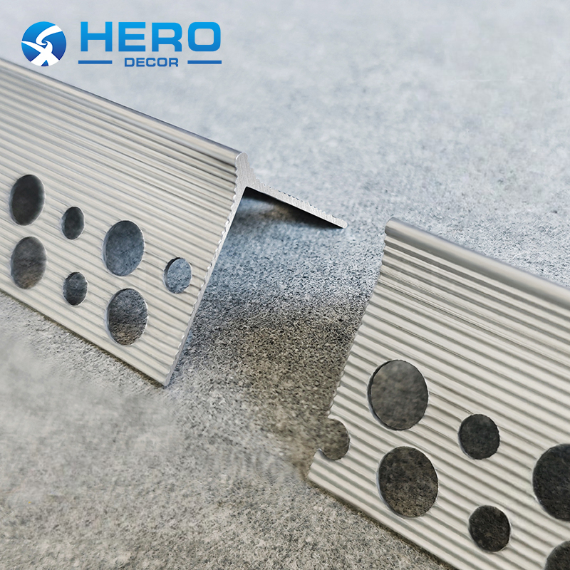 Corner Bead Modern Style Design Anti-Collision Warehouse Delivery Ultra Waterproof Wall Protector Guard Hero Metal Outside Way Bullnose Cap Strip