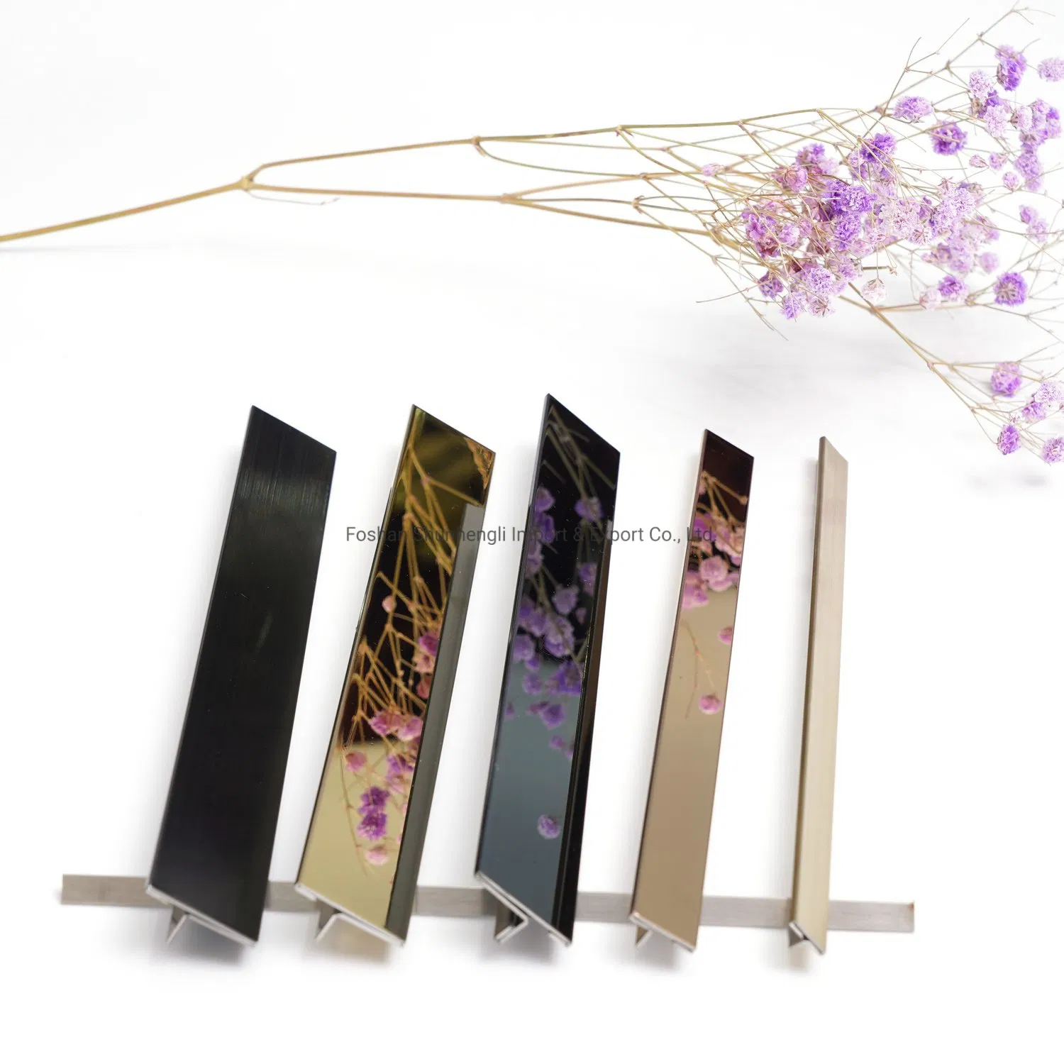 Customized T10 T15 T20 Inlay Stainless Steel Brass T Shape Profile Gold Metal Tile Trim
