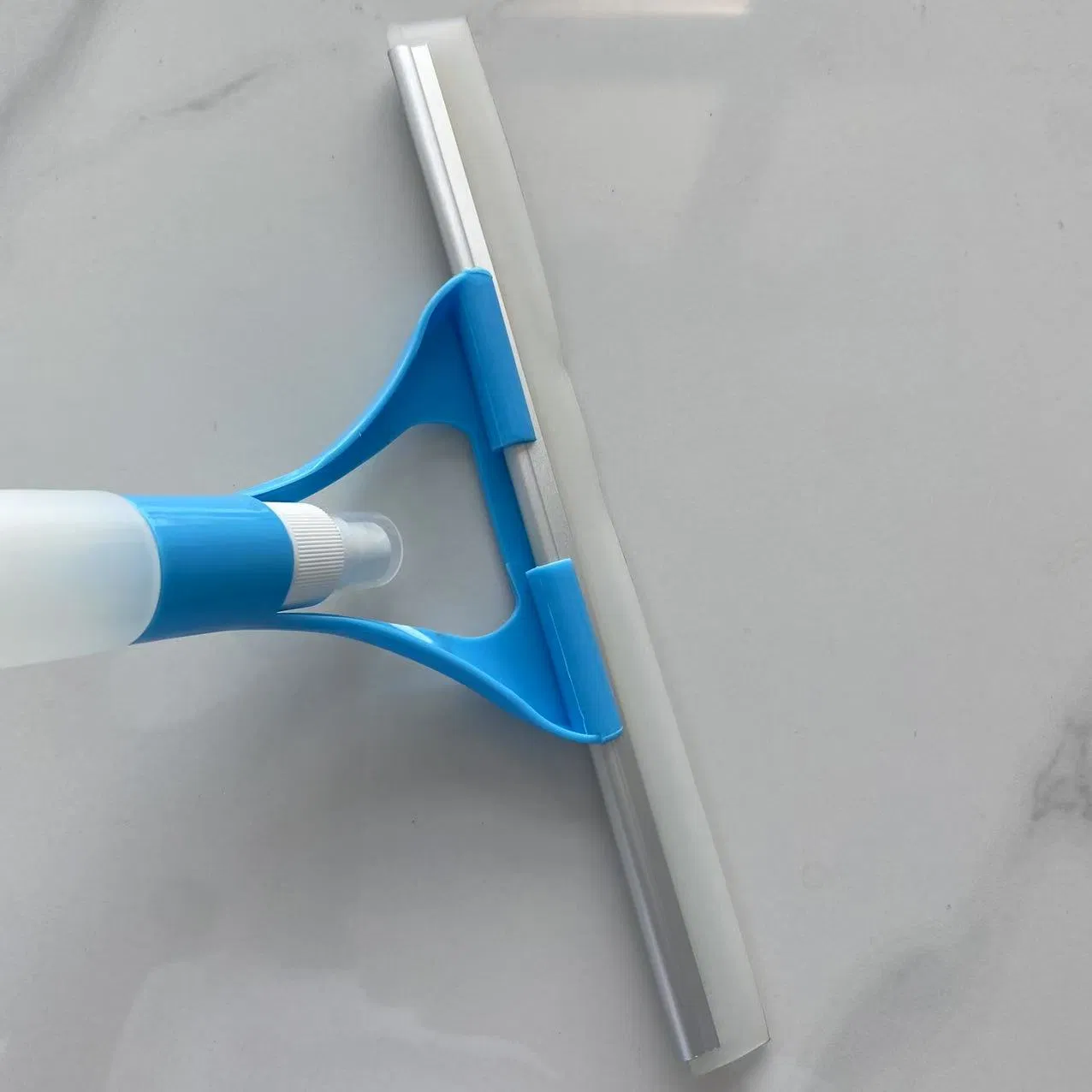 Mini Shower Squeegee for Glass Doors Window Brush Shower Glass Cleaner Squeegee with Spray Window Squeegee