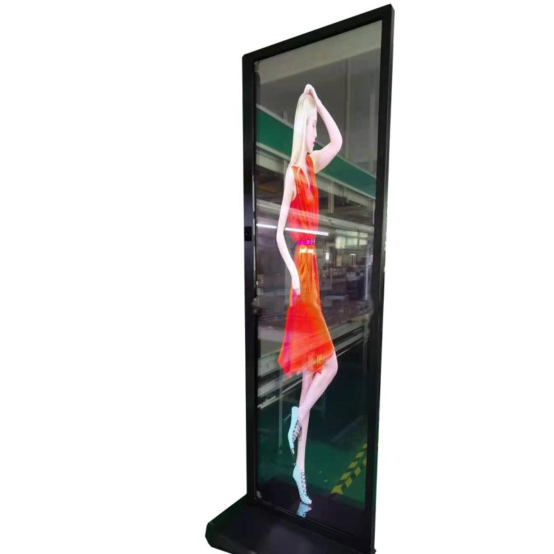 Indoor 55 Inch Android Advertising Screen Transparent Flexible OLED Screen Display Module for Advertising