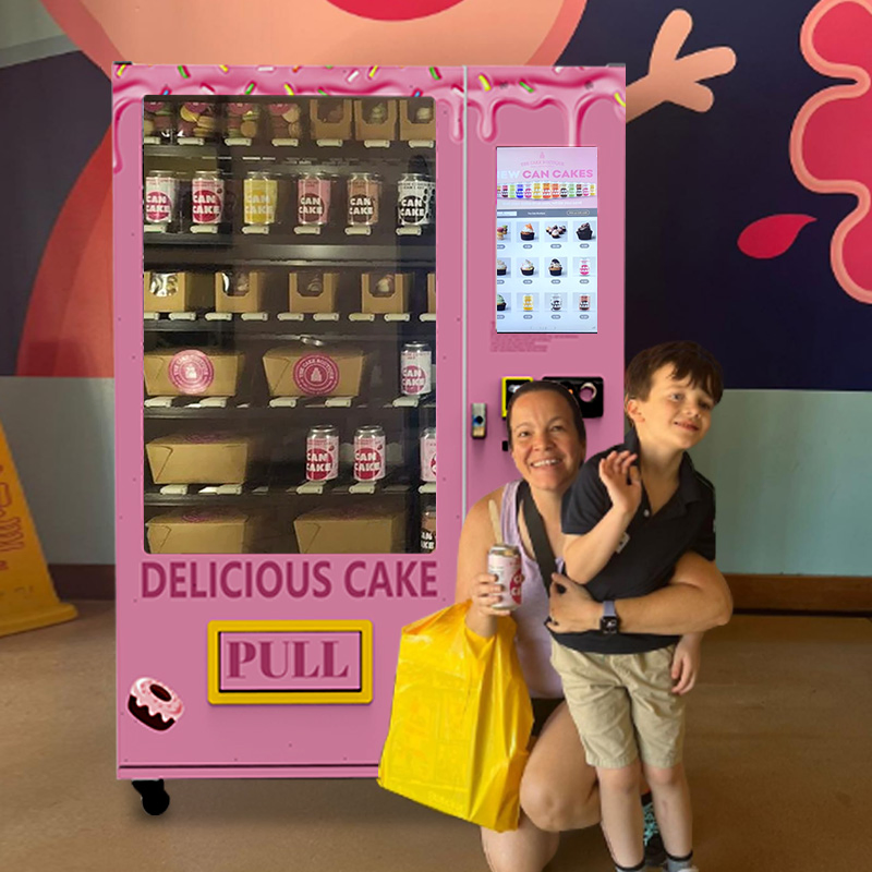 Smart Cake Vending Machine with Elevator and Cooling System IoT Inventory/Temp Monitoring with Auto Expiry Alert