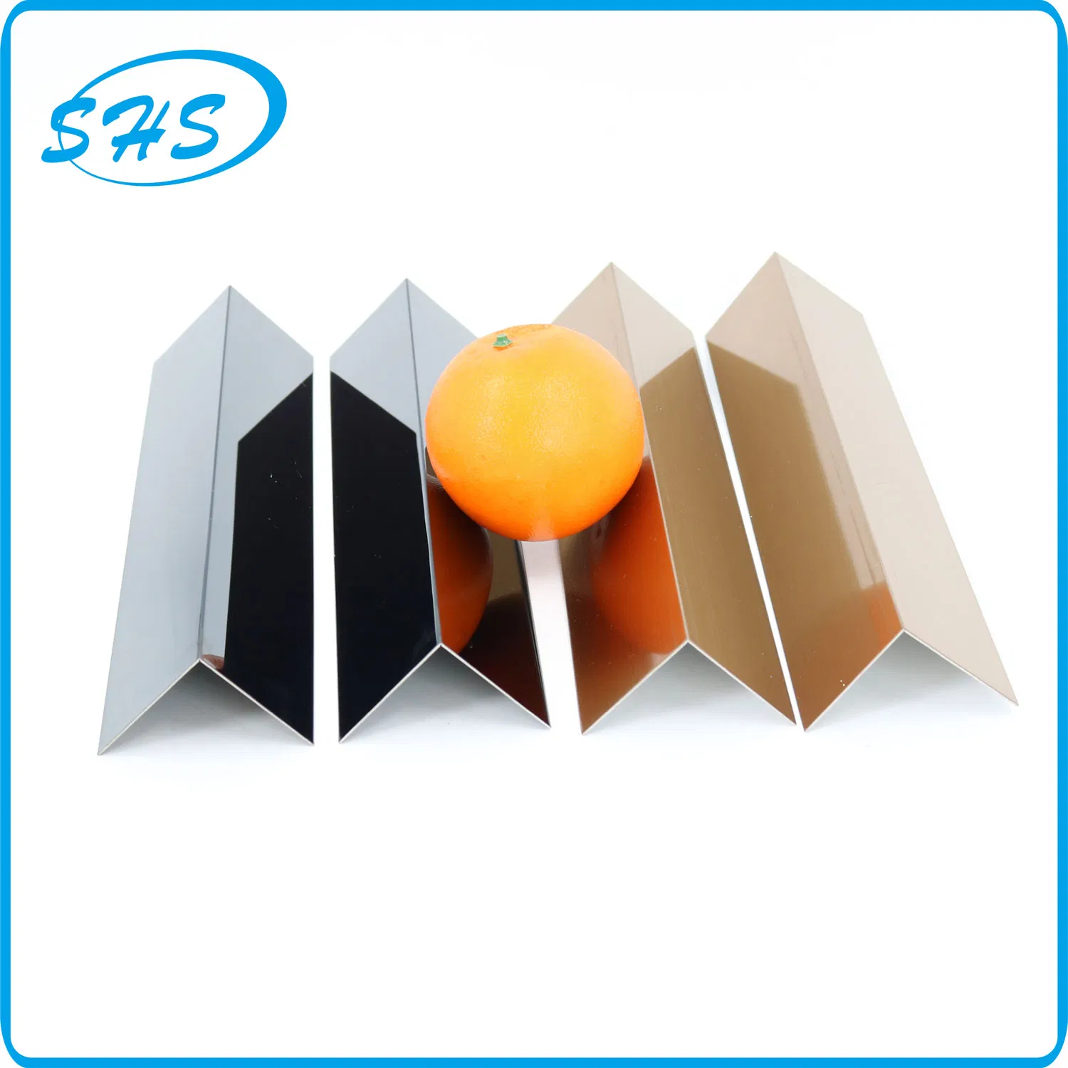 Stainless Steel V-Shape Angle Profile Used as Wall Corner Protector