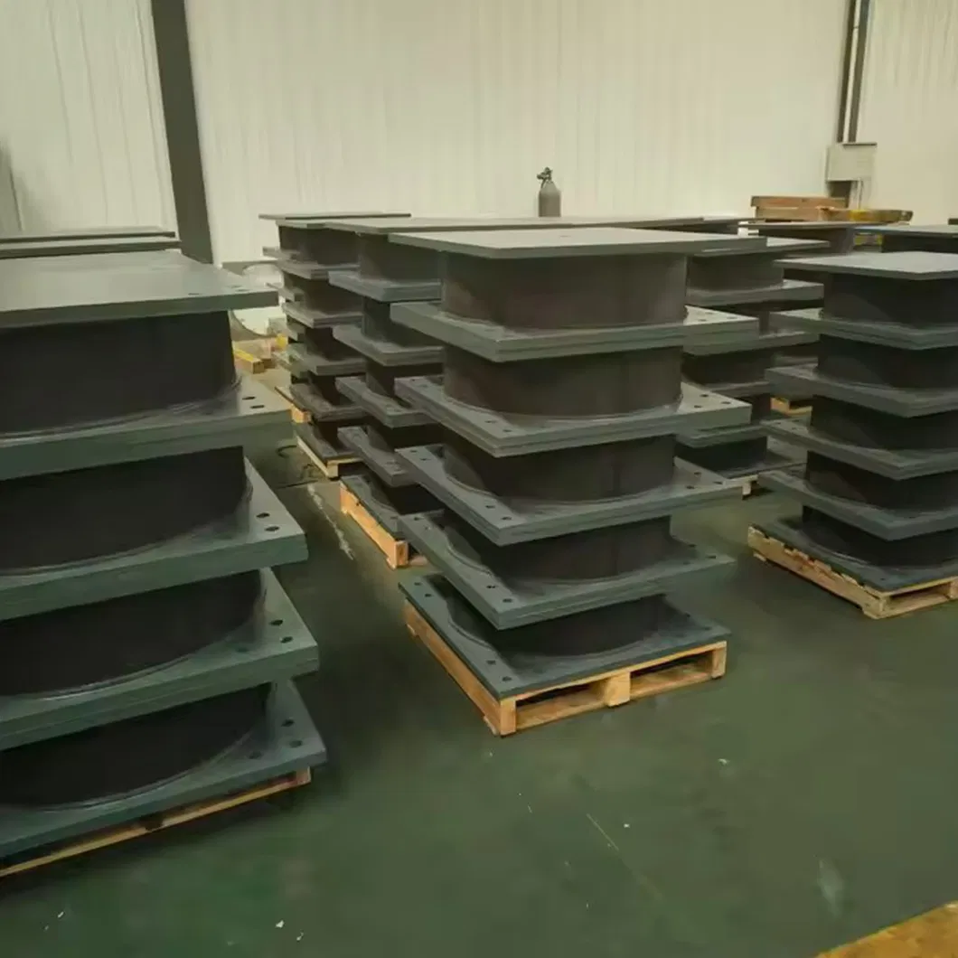 Customized Round Pattern Bridge Plate Rubber Bearing Seismic Damping Elastomeric Bearing Pads for Building Infrastructure