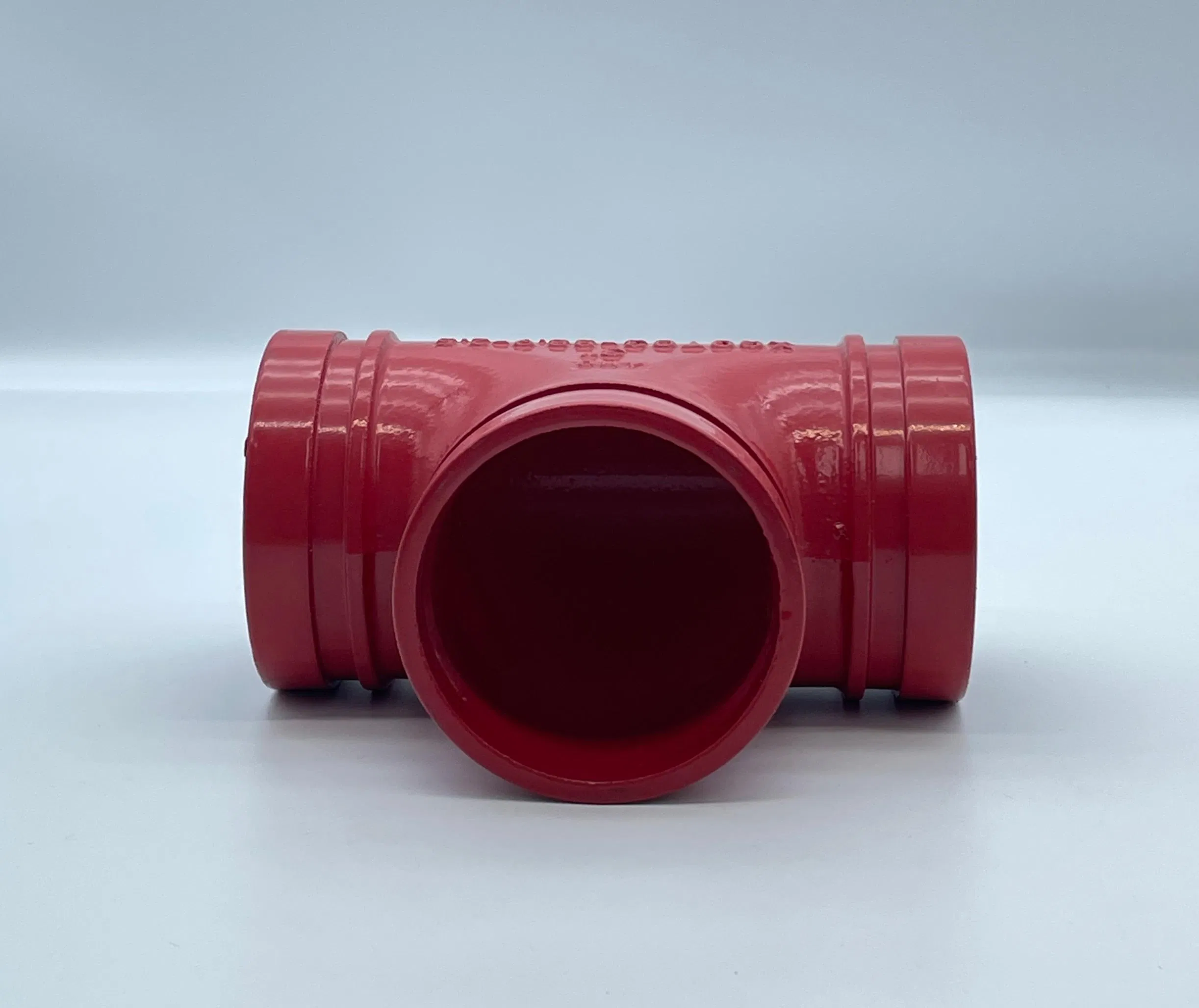 Kanaifu Pipe Fitting Grooved Ductile Iron Red Tee with FM UL ISO for Fire Fighting