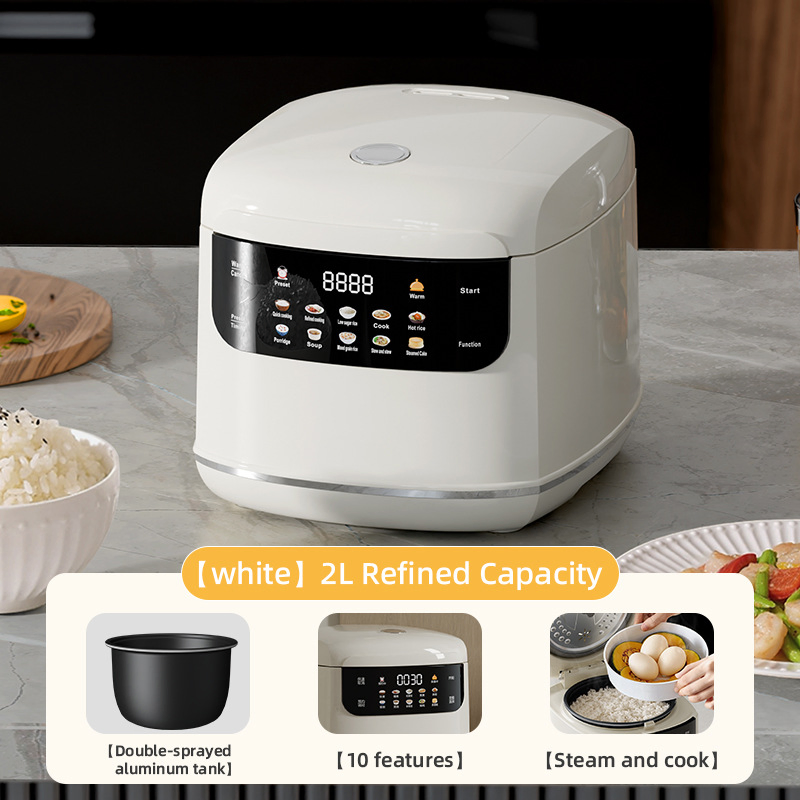 2025 New Design 2L Smart Cooking Food Cook Electric Mini Rice Cookers