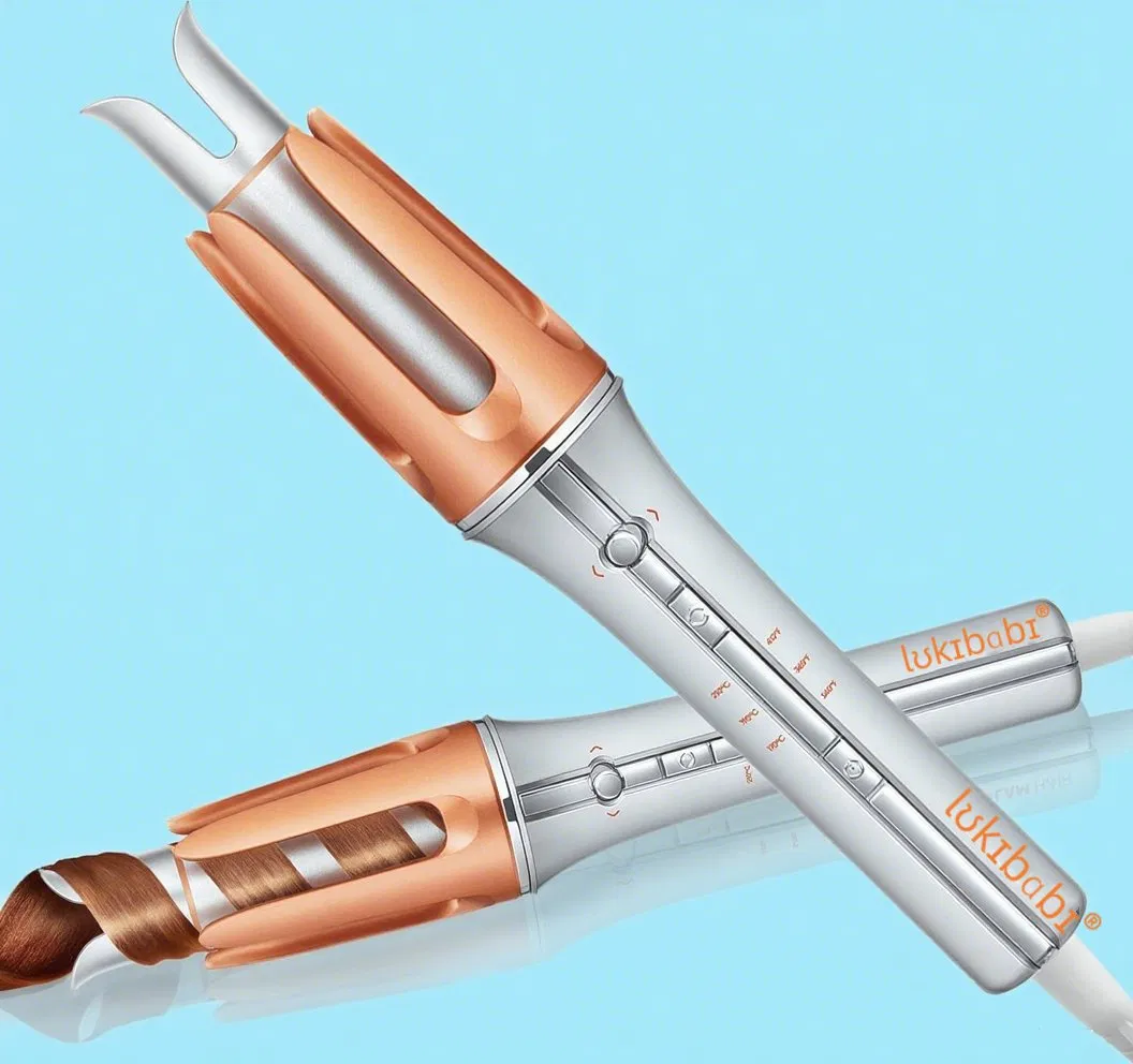 Sheglamm Automatic Curling Iron 1 1/4 Inch with 3 Temperatures Fast Heating, 2-Way Rotation, Anti-Scald, Anti-Tangle Rotating,