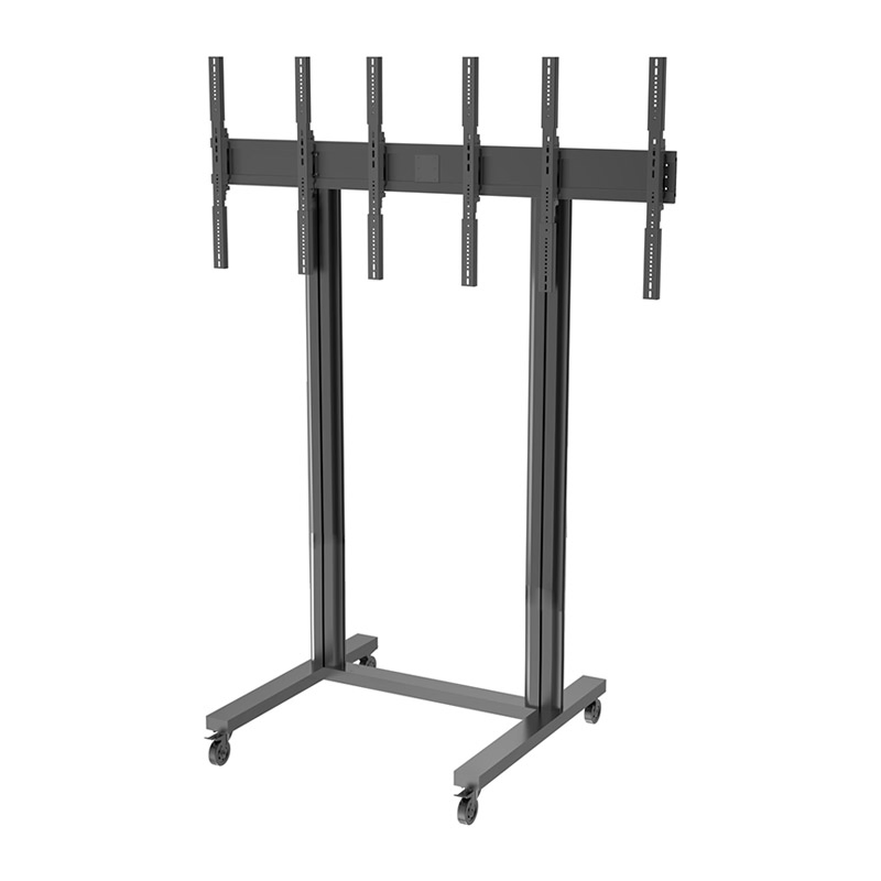 Стойка для видеостены 3 экрана 40-55 дюймов (1x3)