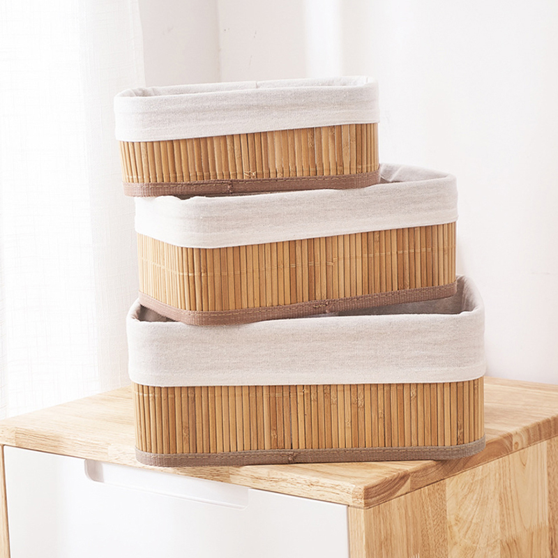 Best Cheapest Bamboo Home Storage Bins for Laundry-Cheap Home Storage Baskets