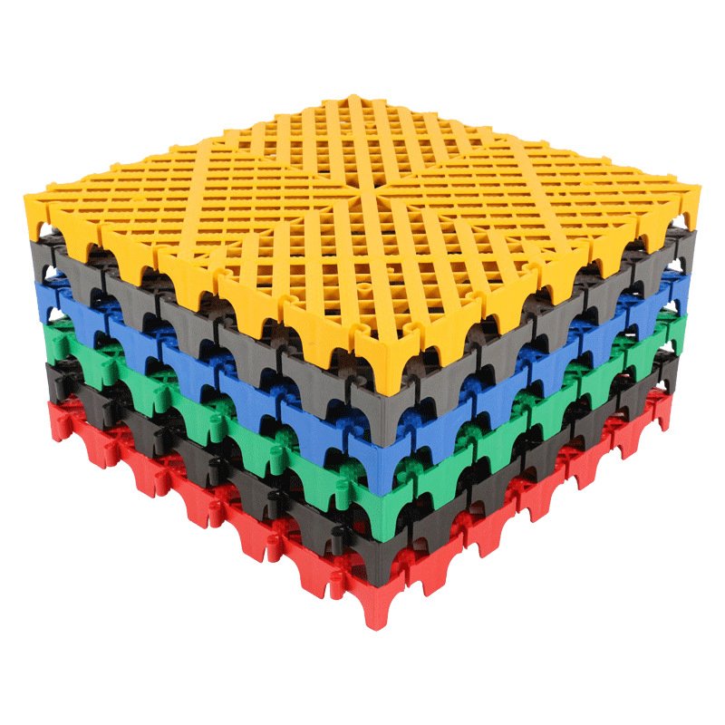 Пластиковая плитка для гаража, модульная, противоскользящая