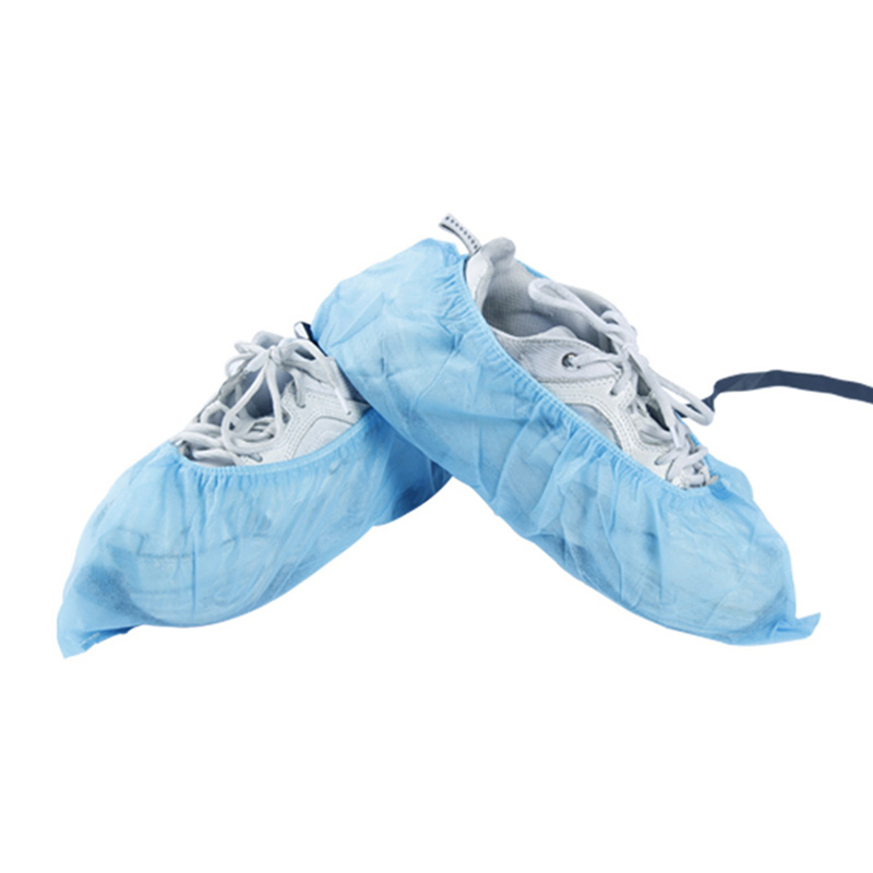 ESD-Safe Cleanroom Disposable Anti Static Nonwoven Shoe Cover with Conductive Traction Strip