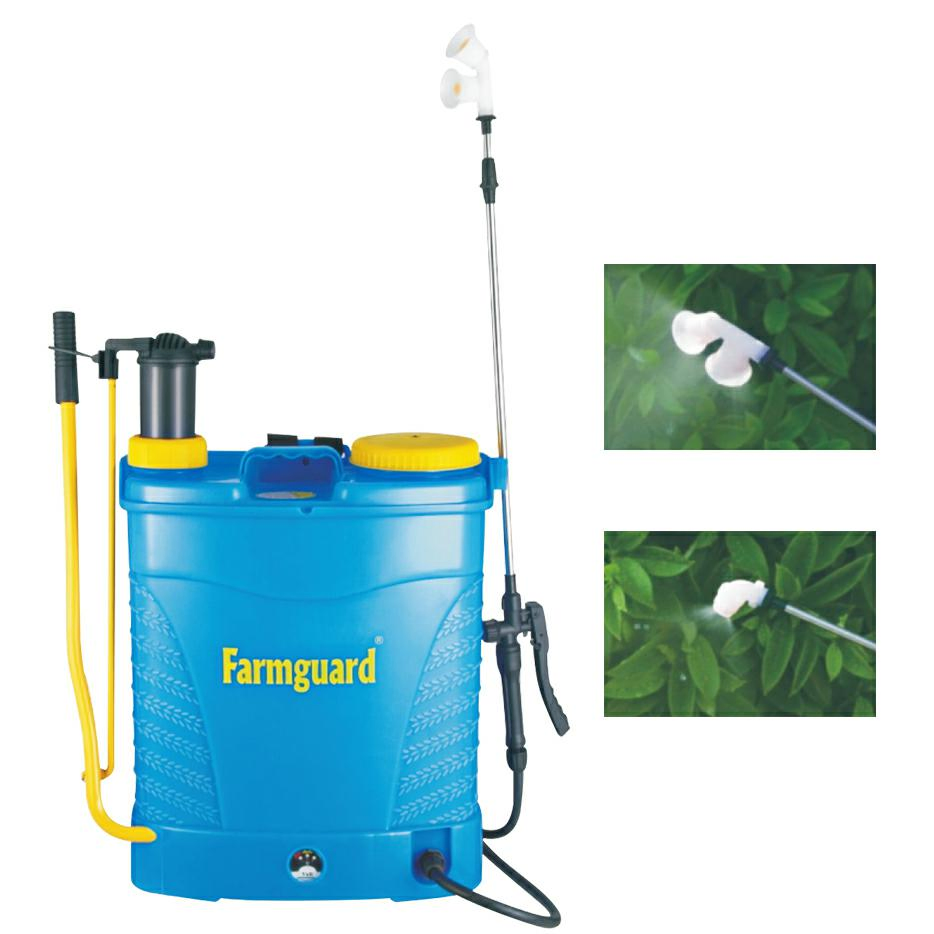 2-in-1 Agricultural Knapsack Battery Electric and Manual Hand Pump Sprayer