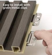 WPC PVC Panel Decoration Grille Hard Quality Certificated