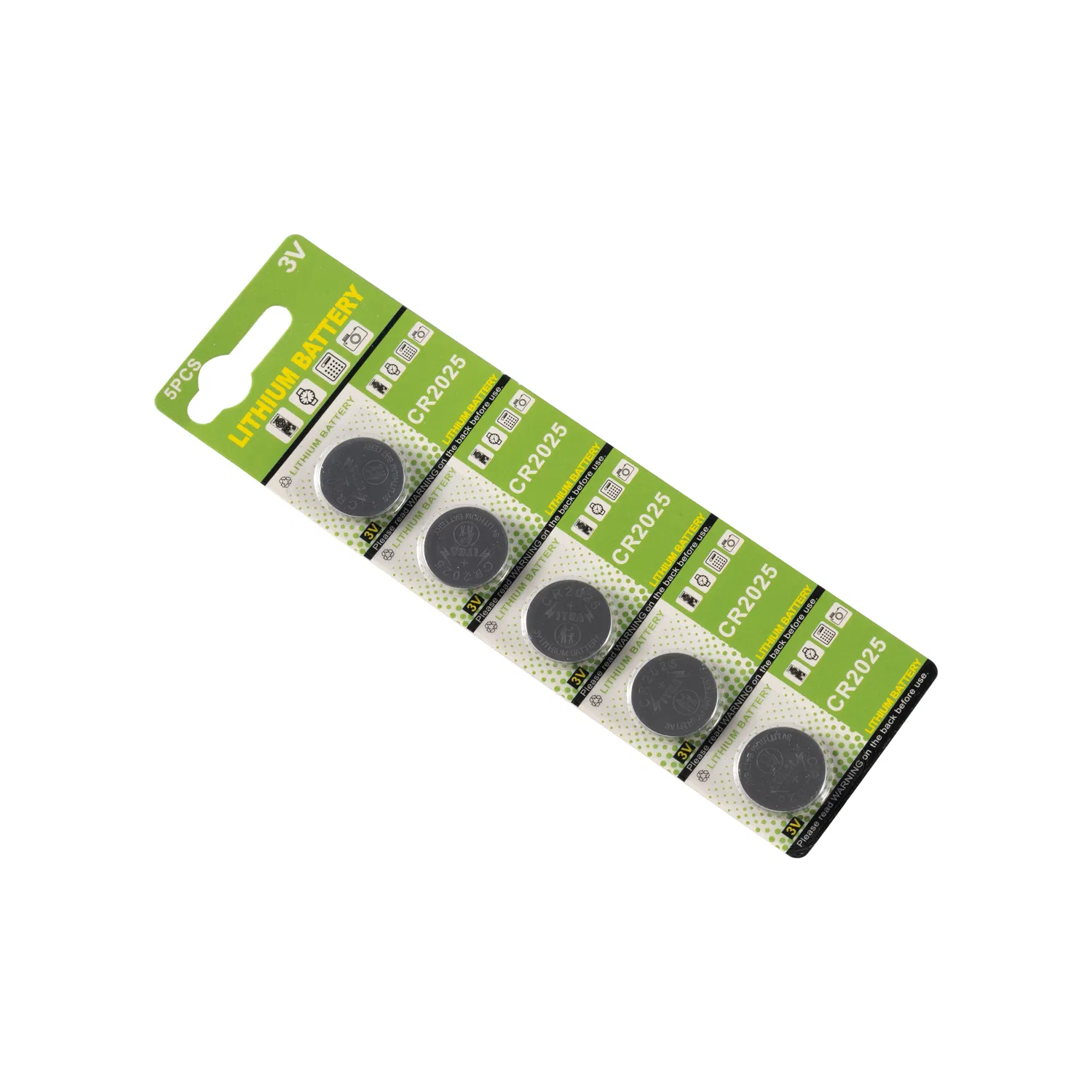 Super Performance High Capacity 150mAh 170mAh Lithium Button Cell Cr2025 with Blister