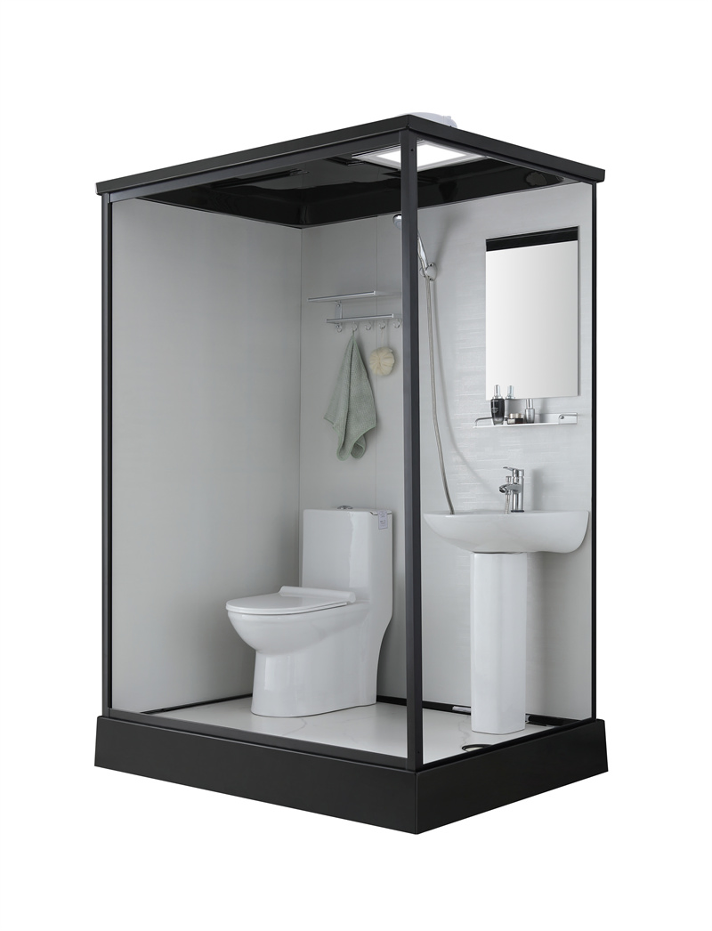 Mobile Cabin Toilet Shower Enclosure with Washing Basin for Outdoor