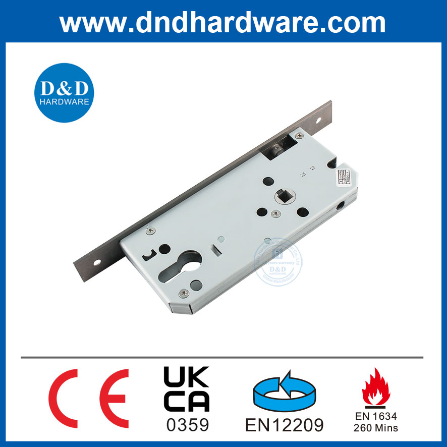CE Certificate SS304 Door Accessory Mortise Door Lock Fire Rated Sash Lock