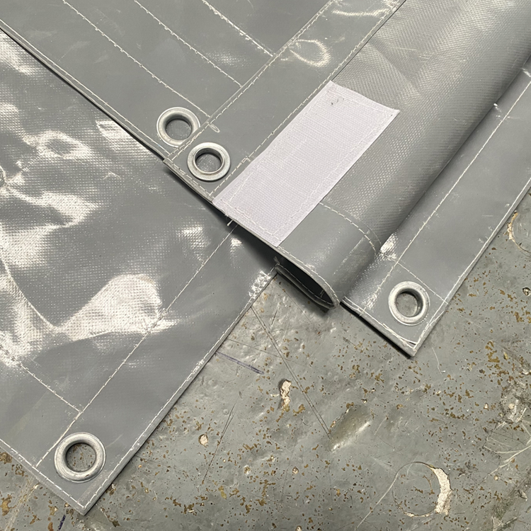 Litong Waterproof PVC Coated Tarp Fabric Portable Quick Install Acoustic Soundproof Noise Barrier Sheet