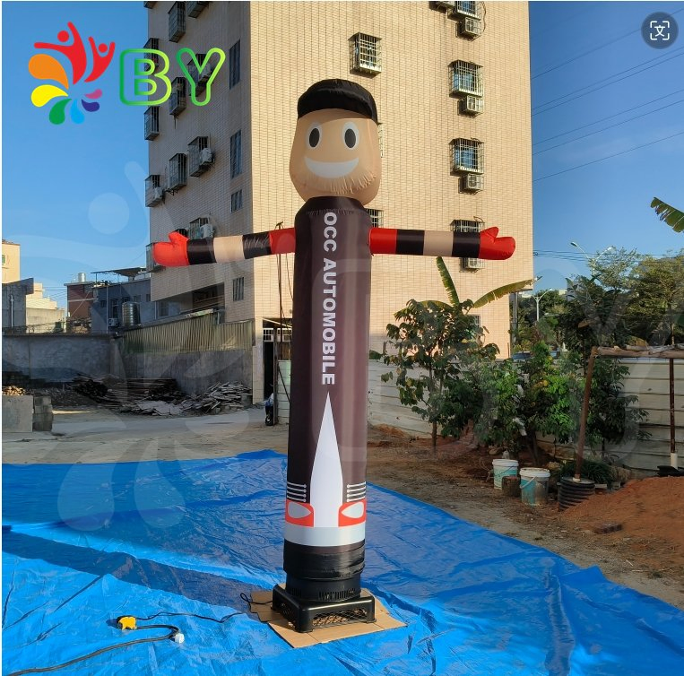 Custom Inflatables Advertising Products Inflatable Air Dancer Wave Man Sky Dancer Blower Inflatable