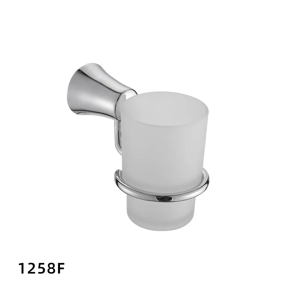 Wall Mounted Stainless Steel 304 Toothbrush Holder Bathroom Accessories Satin Finished Single Tumbler Cup Toothbrush Holder