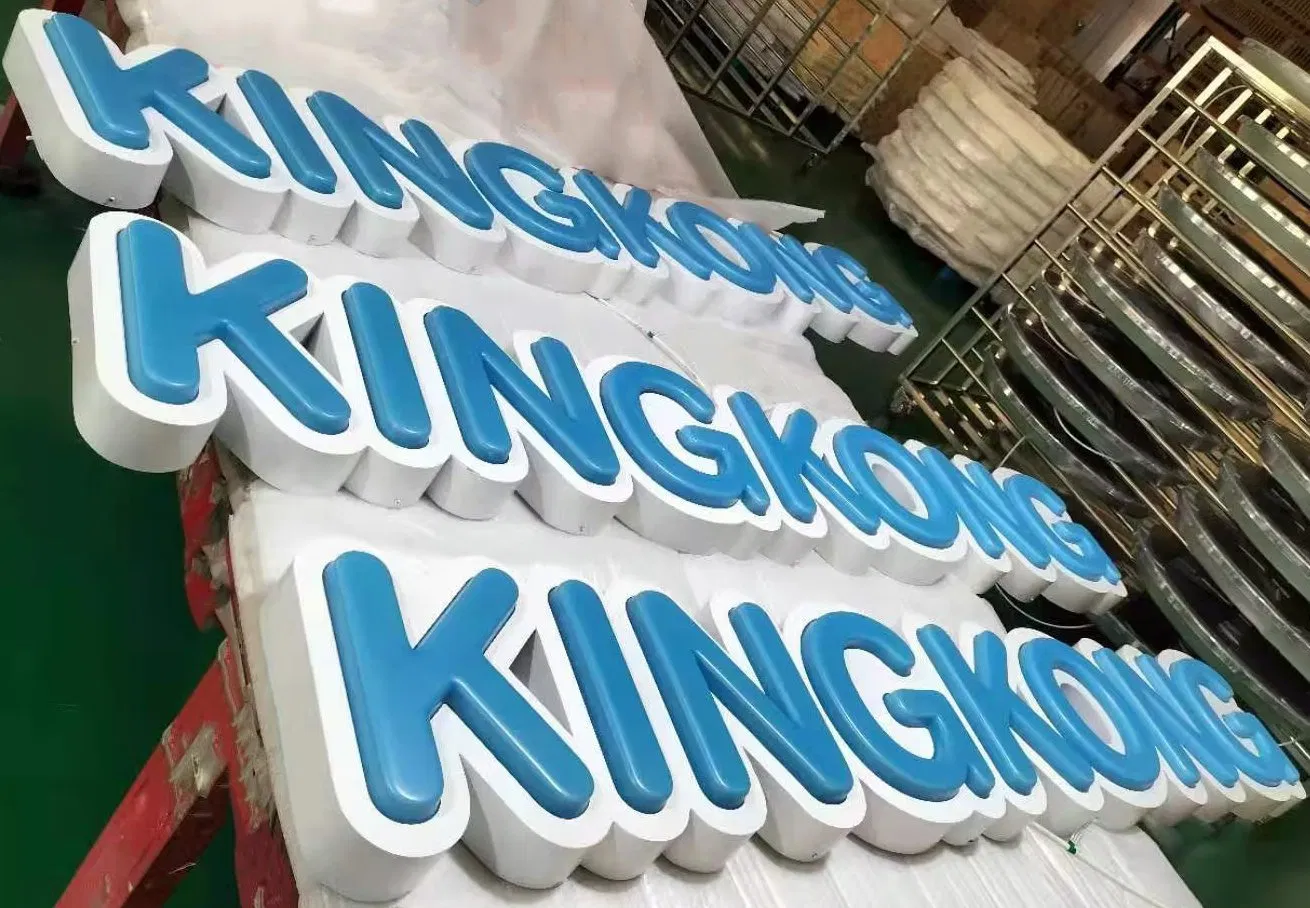 Car Dealership Custom LED Logos 3D Vacuum Forming Sign with The Names