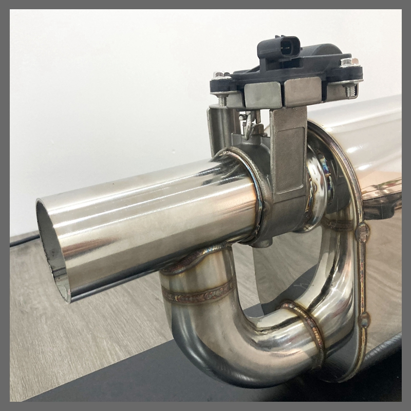 Универсальный глушитель T-Type с двумя выходами для тюнинга