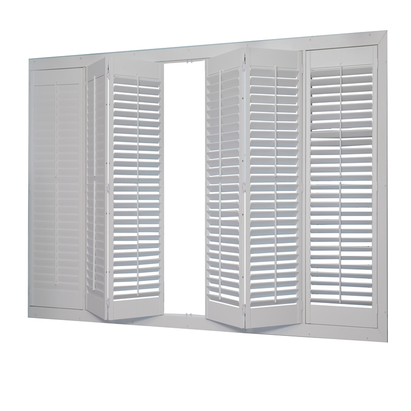 Withe Painted High Quality Plantation Shutters Louver Window